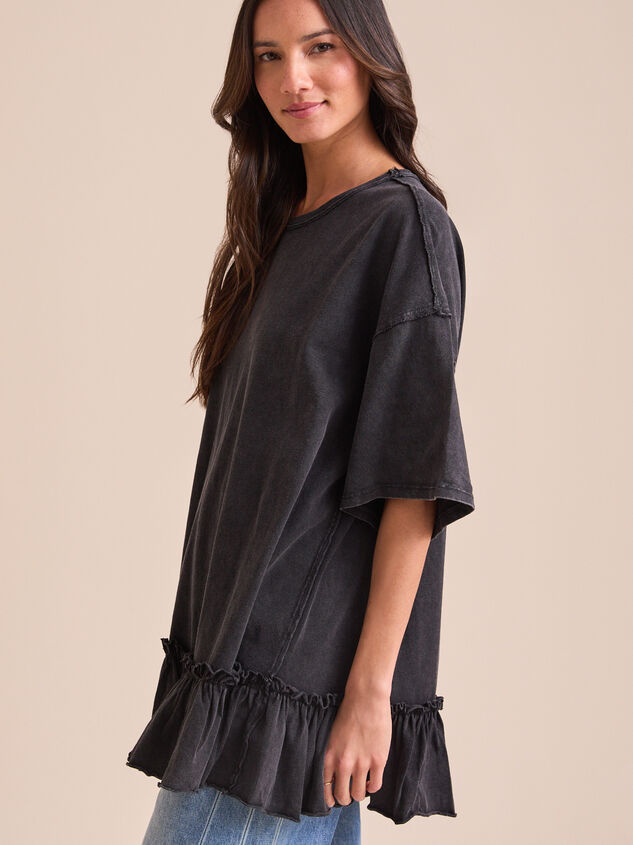 Erin Ruffle Tunic Top Detail 4 - TULLABEE