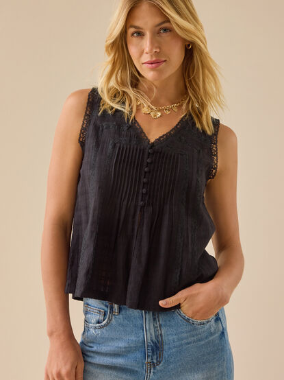 Cathy Lace Flowy Top - TULLABEE