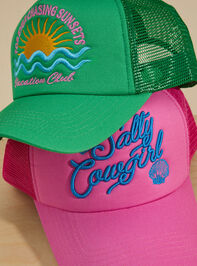 Salty Cowgirl Trucker Hat Detail 4 - TULLABEE
