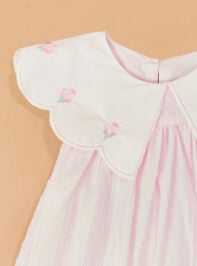 Sofia Scallop Dress Detail 2 - TULLABEE