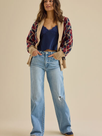 Terra Satin Lace Top - TULLABEE