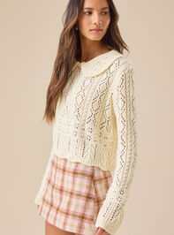Hattie Crochet Sweater Detail 4 - TULLABEE