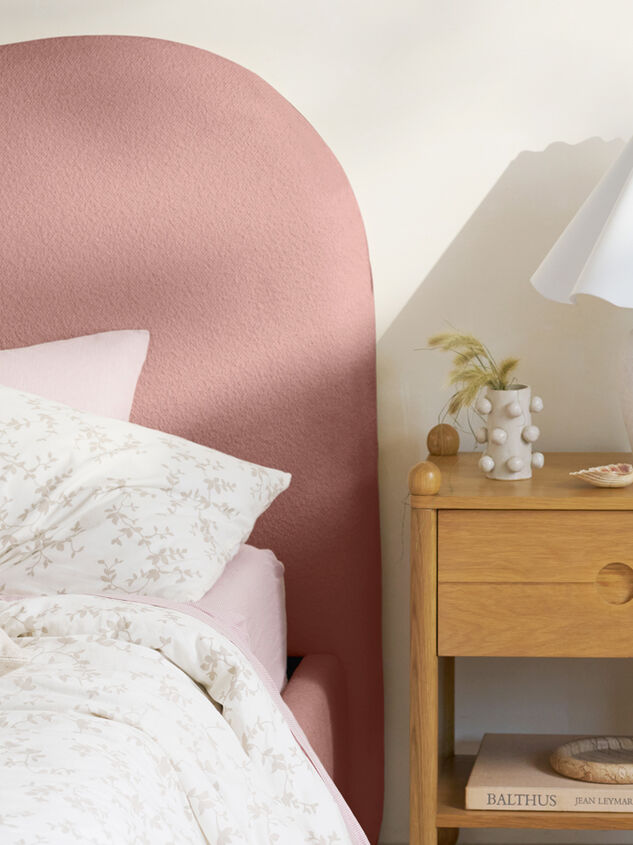Peony Upholstered Bed Detail 2 - TULLABEE