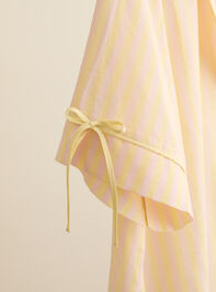 Melody Striped Lounge Top Detail 4 - TULLABEE