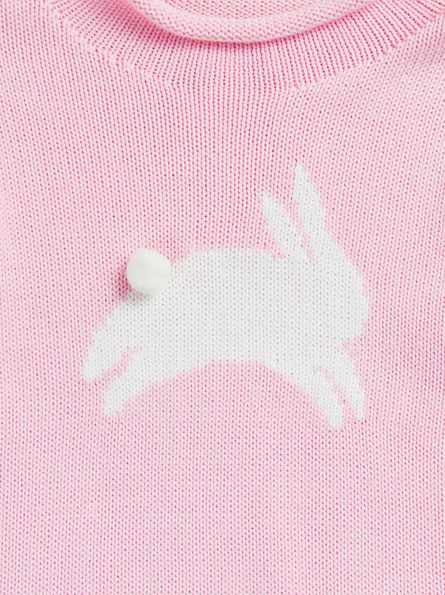 Bunny Rollneck Sweater Detail 2 - TULLABEE