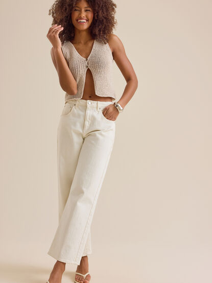 Edie Woven Vest - TULLABEE