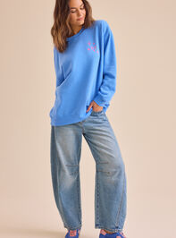 Jesus Paid Crewneck Detail 4 - TULLABEE