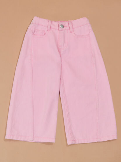 Bubblegum Wide Leg Jean - TULLABEE