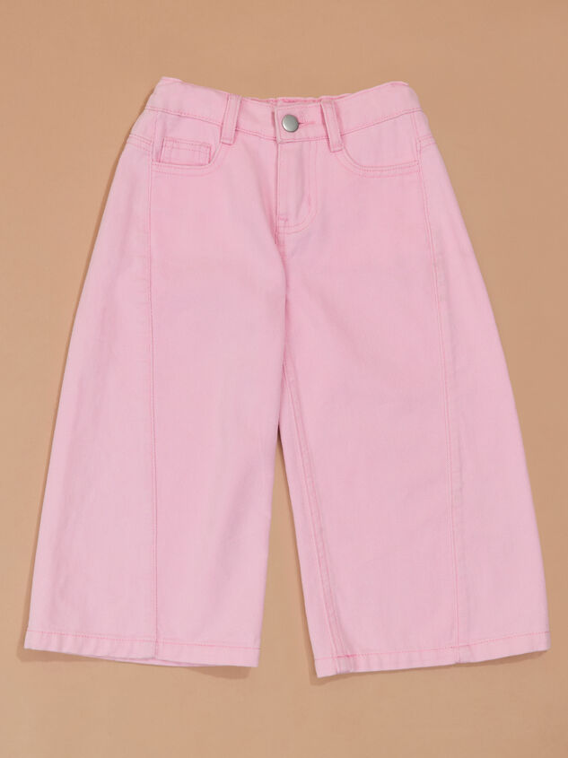 Bubblegum Wide Leg Jean - TULLABEE