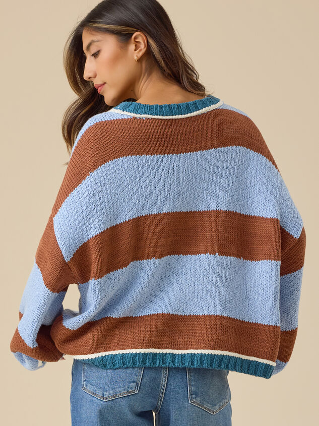 Nova Striped Sweater Detail 5 - TULLABEE