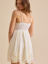 Cass Lace Mini Dress Detail 4 - TULLABEE