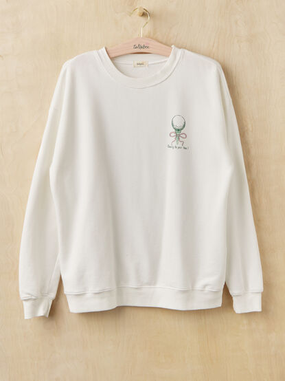 Ready to Par Tee Mama Graphic Sweatshirt - TULLABEE