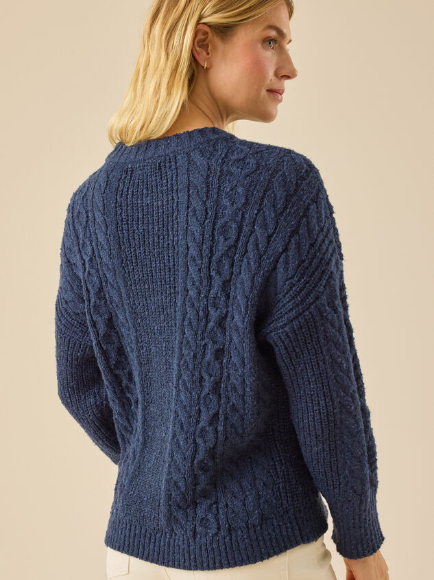 Kassidy Oversized Crew Neck Detail 5 - TULLABEE