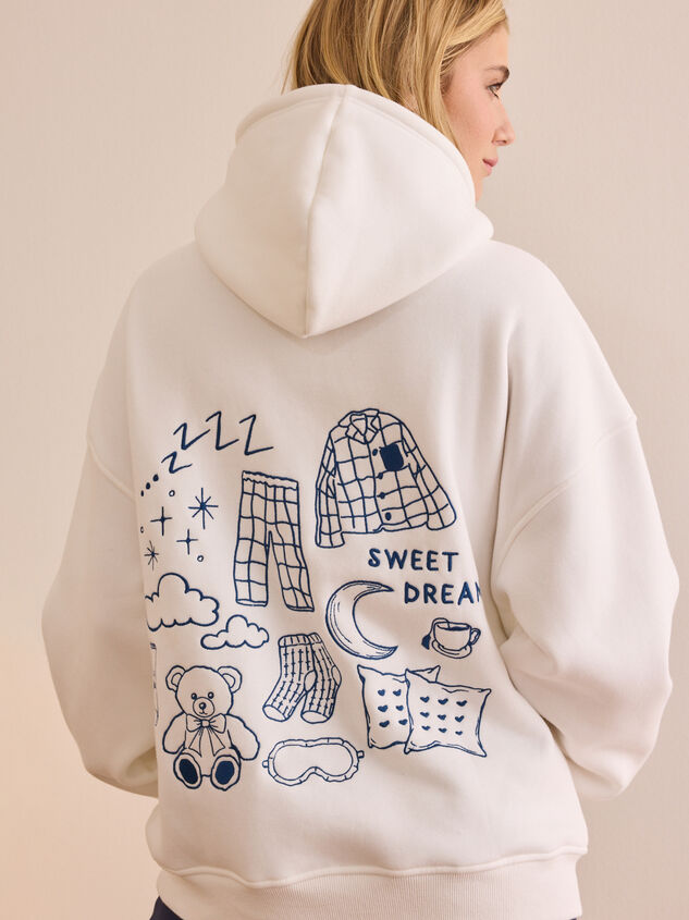 Sunday Nap Club Icon Hoodie Detail 2 - TULLABEE