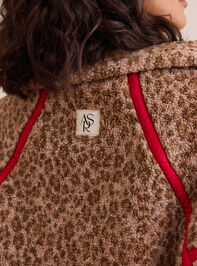 Free Spirit Cheetah Quarter Zip Detail 6 - TULLABEE