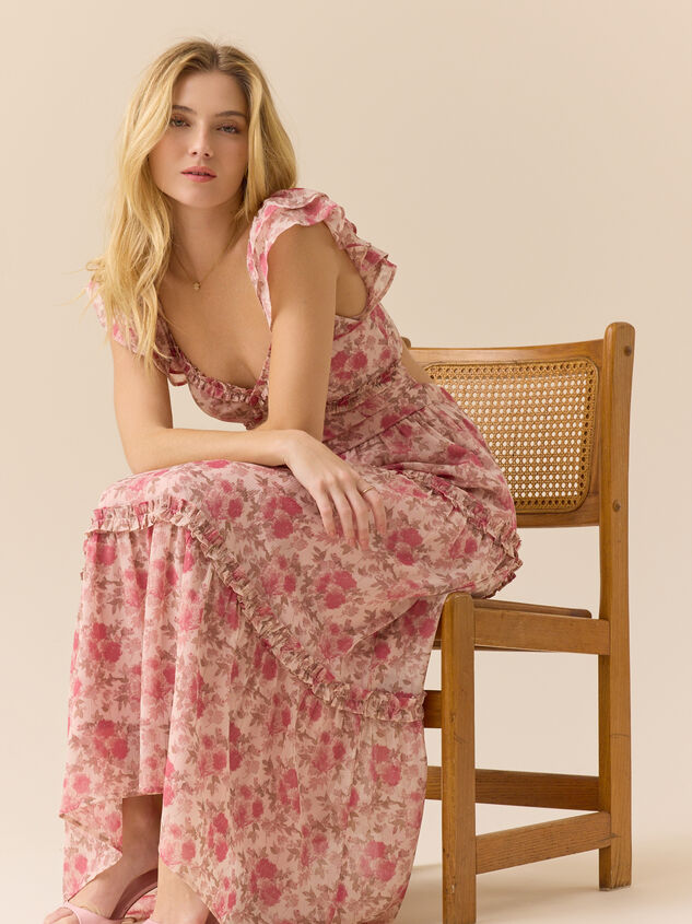 Raye Maxi Dress Detail 4 - TULLABEE