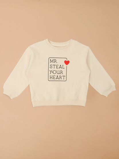 Mr. Steal Your Heart Crewneck - TULLABEE