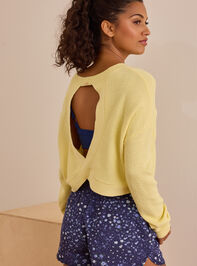 Crossed Paths Circle-Back Pullover Detail 2 - TULLABEE