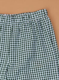 Gingham Grove Pants Detail 2 - TULLABEE