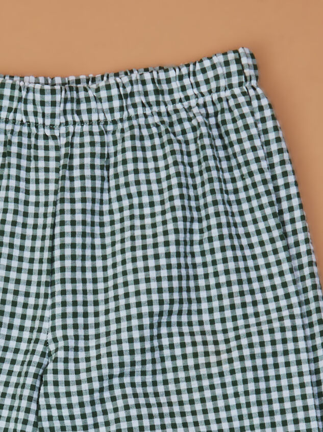 Gingham Grove Pants Detail 2 - TULLABEE