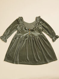Milly Velvet Toddler Dress by Vignette Detail 3 - TULLABEE