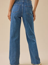 Mason Wide Leg Jeans Detail 5 - TULLABEE