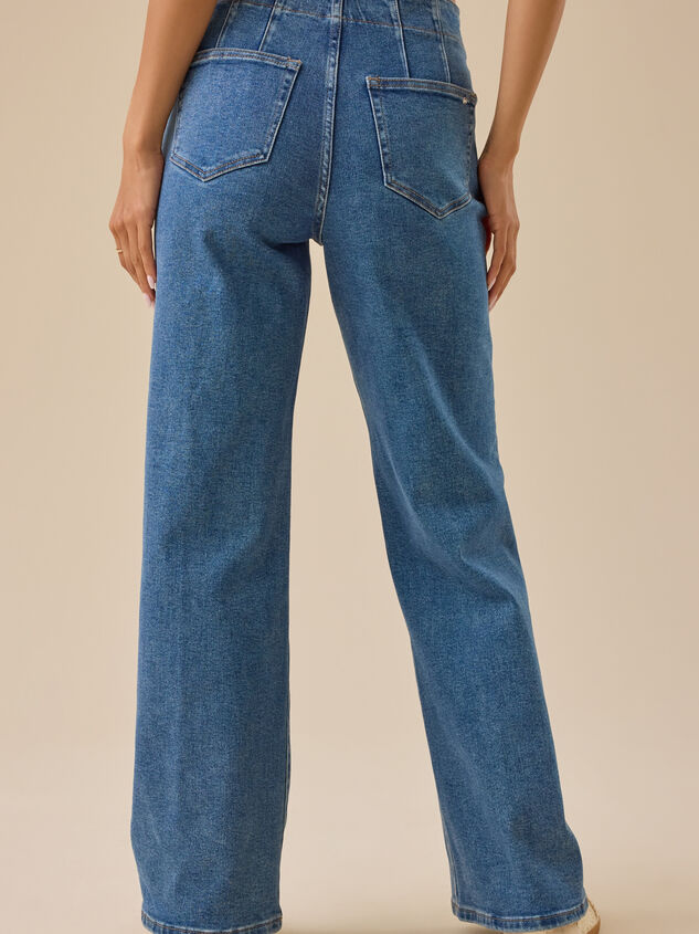 Mason Wide Leg Jeans Detail 5 - TULLABEE