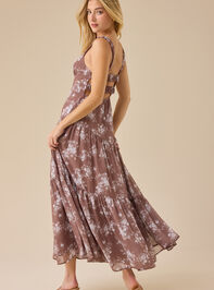Lacy Floral Maxi Dress Detail 6 - TULLABEE