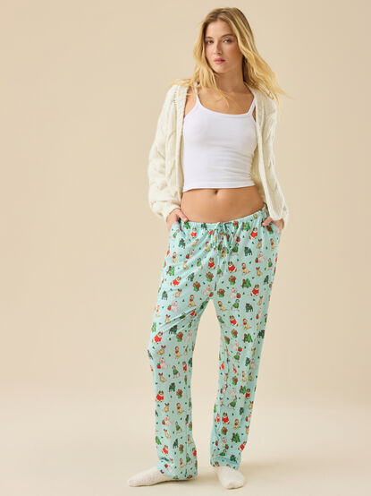 Festive Pups Pajama Pant - TULLABEE