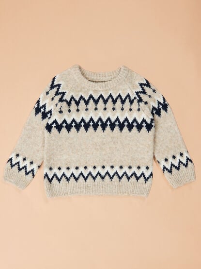 Frosty Fair Isle Sweater - TULLABEE