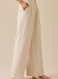 Kay Linen Trouser Detail 3 - TULLABEE