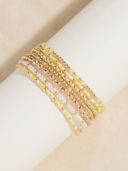Golden Glow Bracelet Stack - TULLABEE