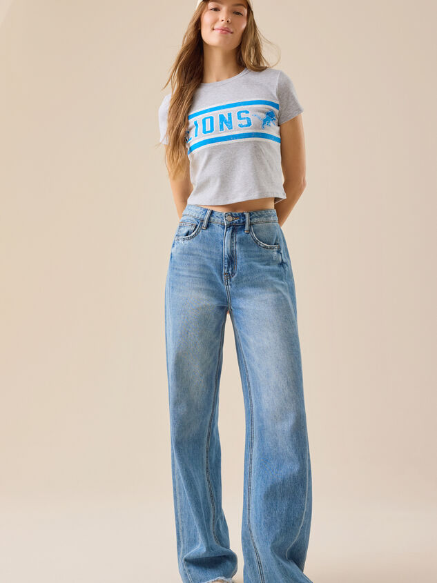 Lions Baby Tee Detail 4 - TULLABEE