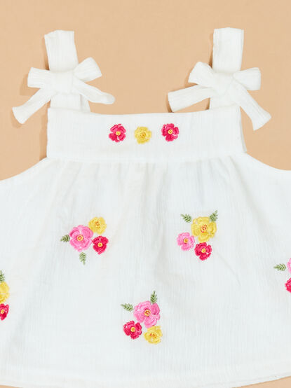 Mabel Baby Floral Tank and Short Set - TULLABEE
