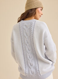 Lilly Oversized Cable Sweater Detail 6 - TULLABEE