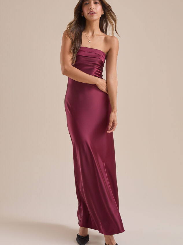 Paityn Strapless Maxi Dress - TULLABEE