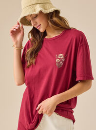 What A Friend We Have Oversized Tee Detail 3 - TULLABEE