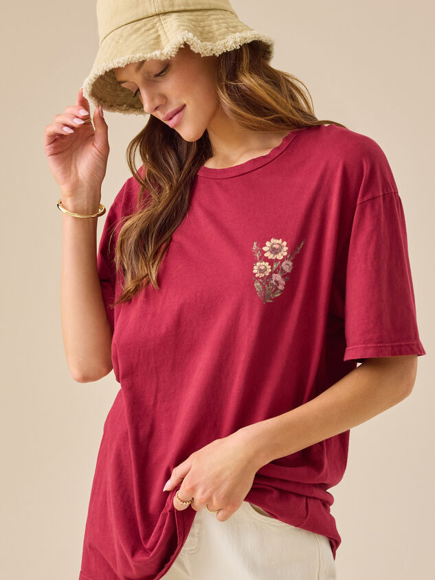What A Friend We Have Oversized Tee Detail 3 - TULLABEE