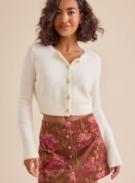 Marlene Floral Velvet Skirt - TULLABEE