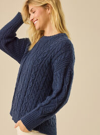 Kassidy Oversized Crew Neck Detail 4 - TULLABEE