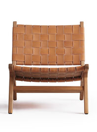 Cala Wood & Leather Chair - TULLABEE