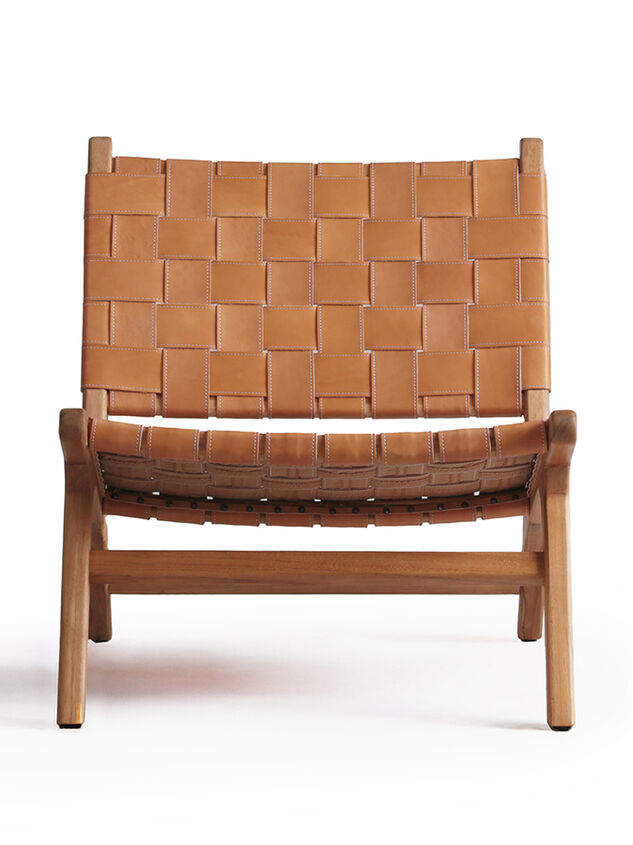 Cala Wood & Leather Chair - TULLABEE