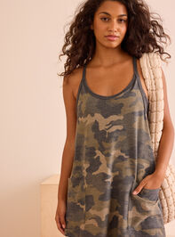 Hang Tough Camo Mini Dress - TULLABEE