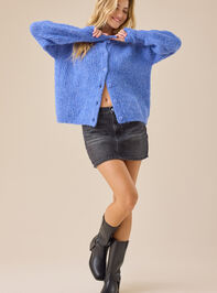 Maggie Denim Mini Skirt Detail 6 - TULLABEE