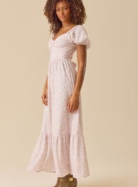 Stephanie Floral Maxi Dress Detail 6 - TULLABEE