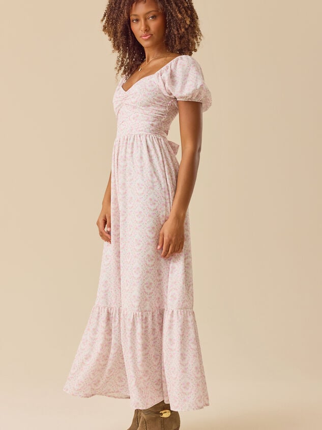 Stephanie Floral Maxi Dress Detail 6 - TULLABEE