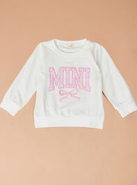 Mini Bow Sweatshirt - TULLABEE
