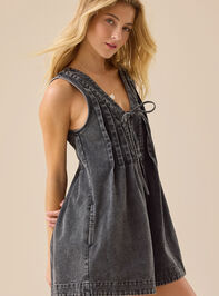 Evie Denim Romper Detail 2 - TULLABEE