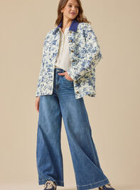 Mina Floral Barn Jacket - TULLABEE