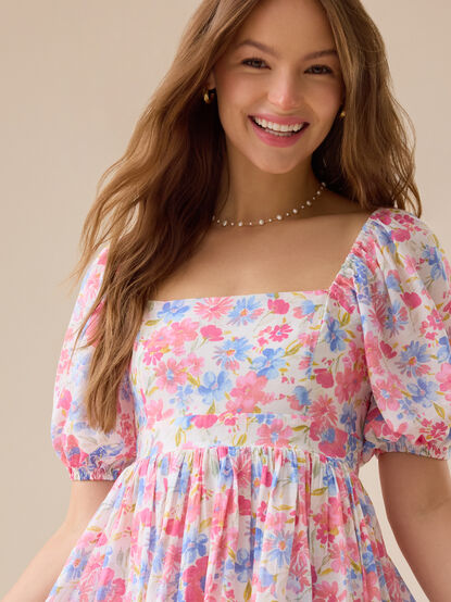 Reilly Floral Mini Dress - TULLABEE